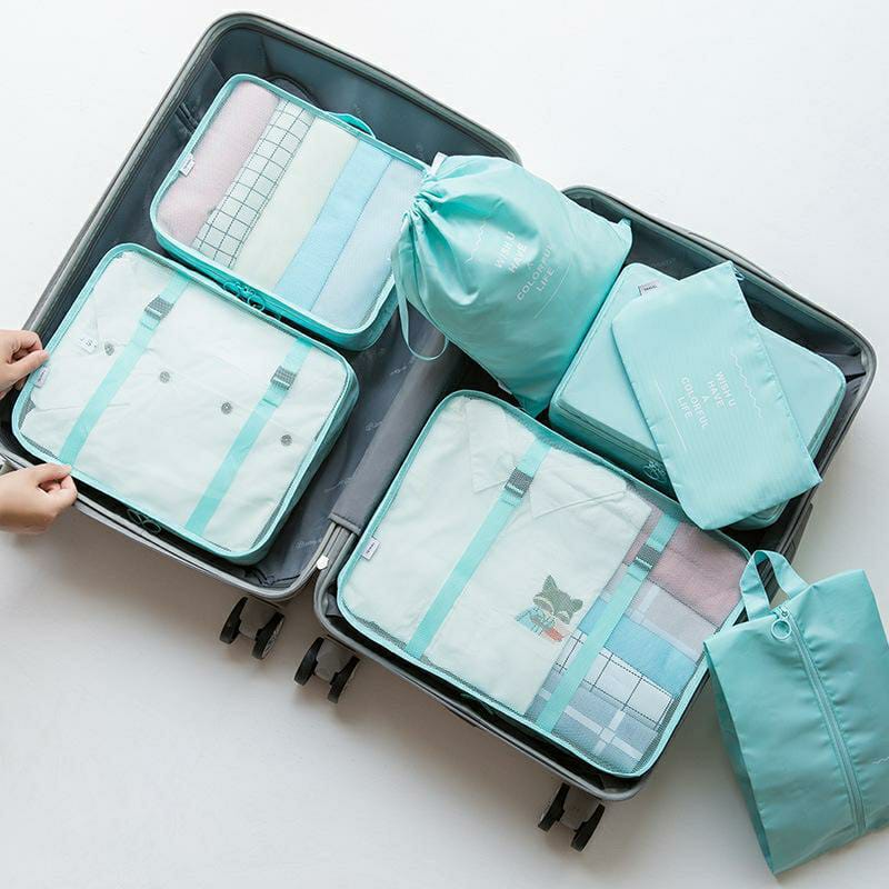 8 Pcs Travel Storage Bag - Ships From Overseas