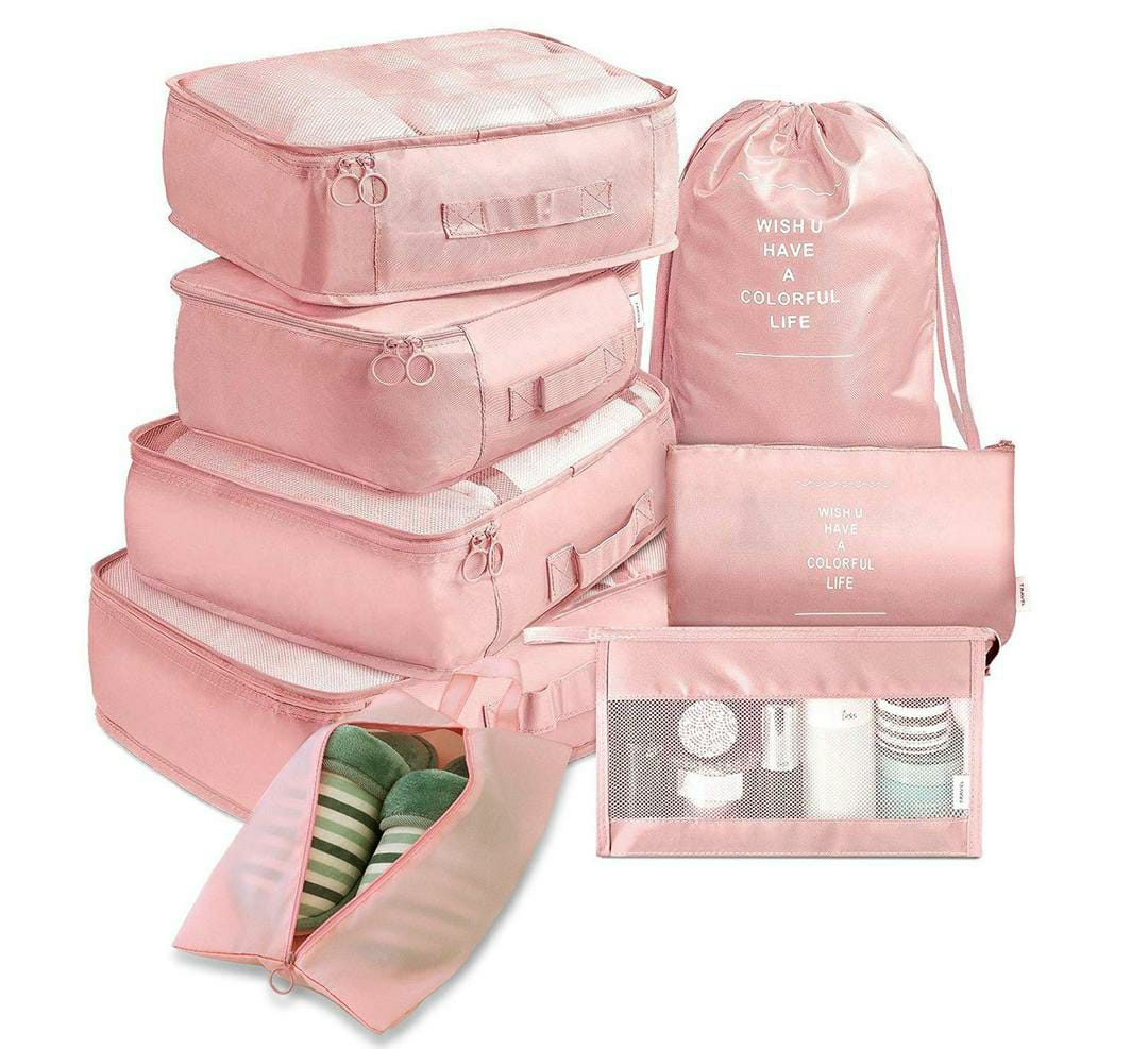 8 Pcs Travel Storage Bag - Ships From Overseas