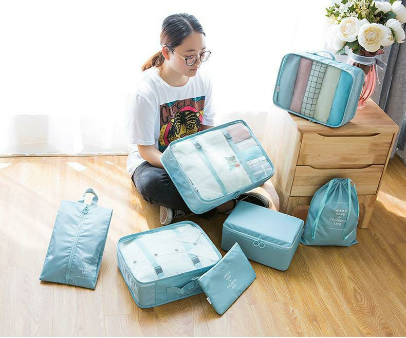 8 Pcs Travel Storage Bag - Ships From Overseas