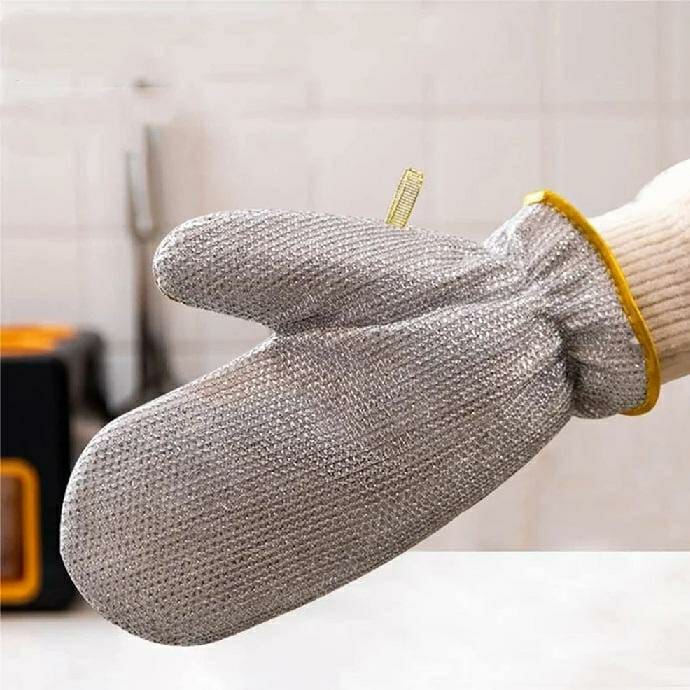 1pcs Cleaning Steel Wire Glove