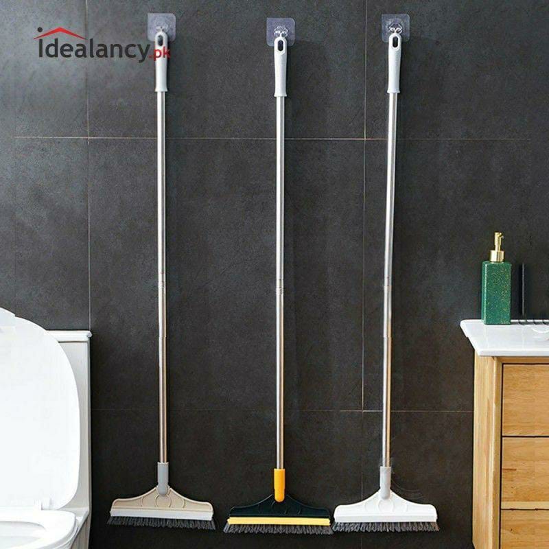 2 In 1 Floor Scrub Broom Stick