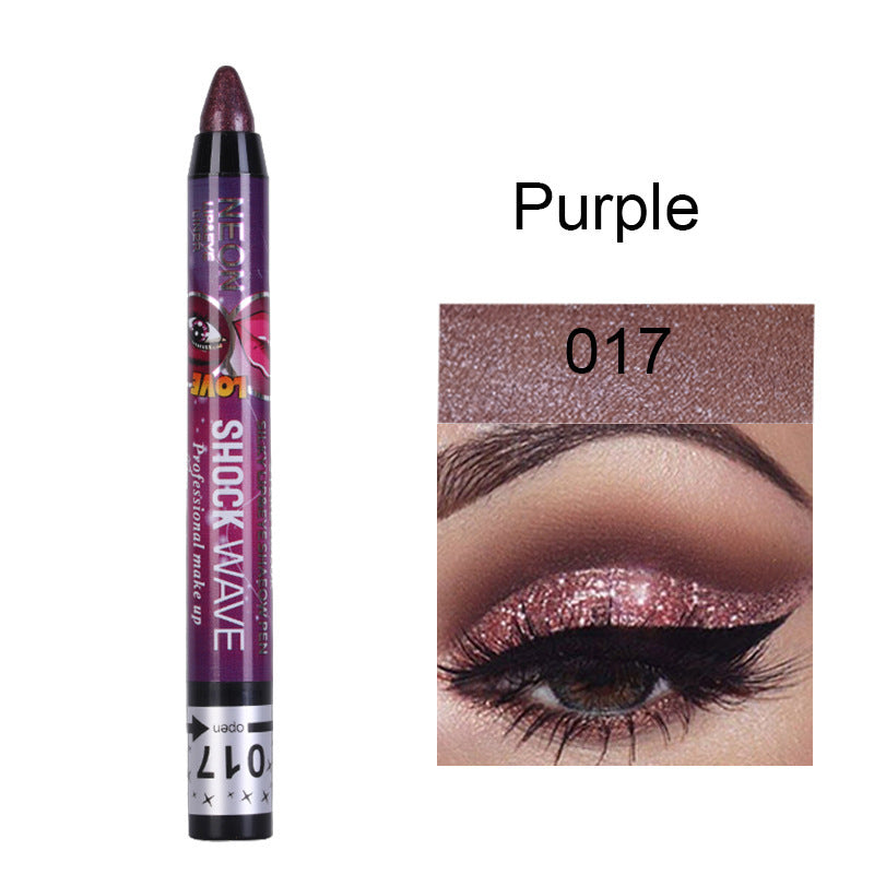 Eyeshadow Stick Eye Shadow Pencil Long Lasting Without Drying Eyes Makeup Pen Shimmer Cosmetics Tool