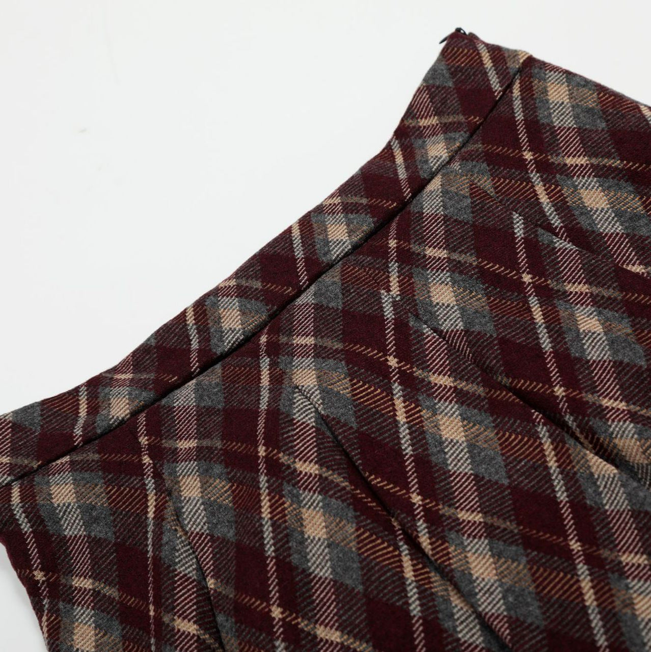 Women's New American Retro College Style Plaid Skirt