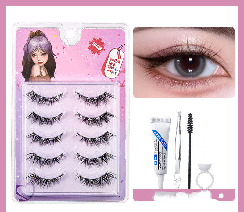 One Piece Natural Thick False Eyelashes One Piece