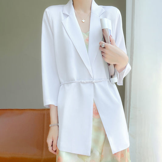 Spring And Summer V-neck Loose Suit Women