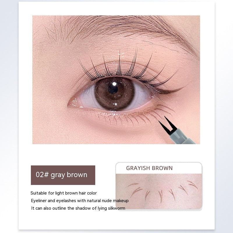 Eyelash Two-claw Eyeliner Eyebrow Pencil Two Claw Eyeliner 2-claw Pen Fork Lower Eyelash Eyeliner