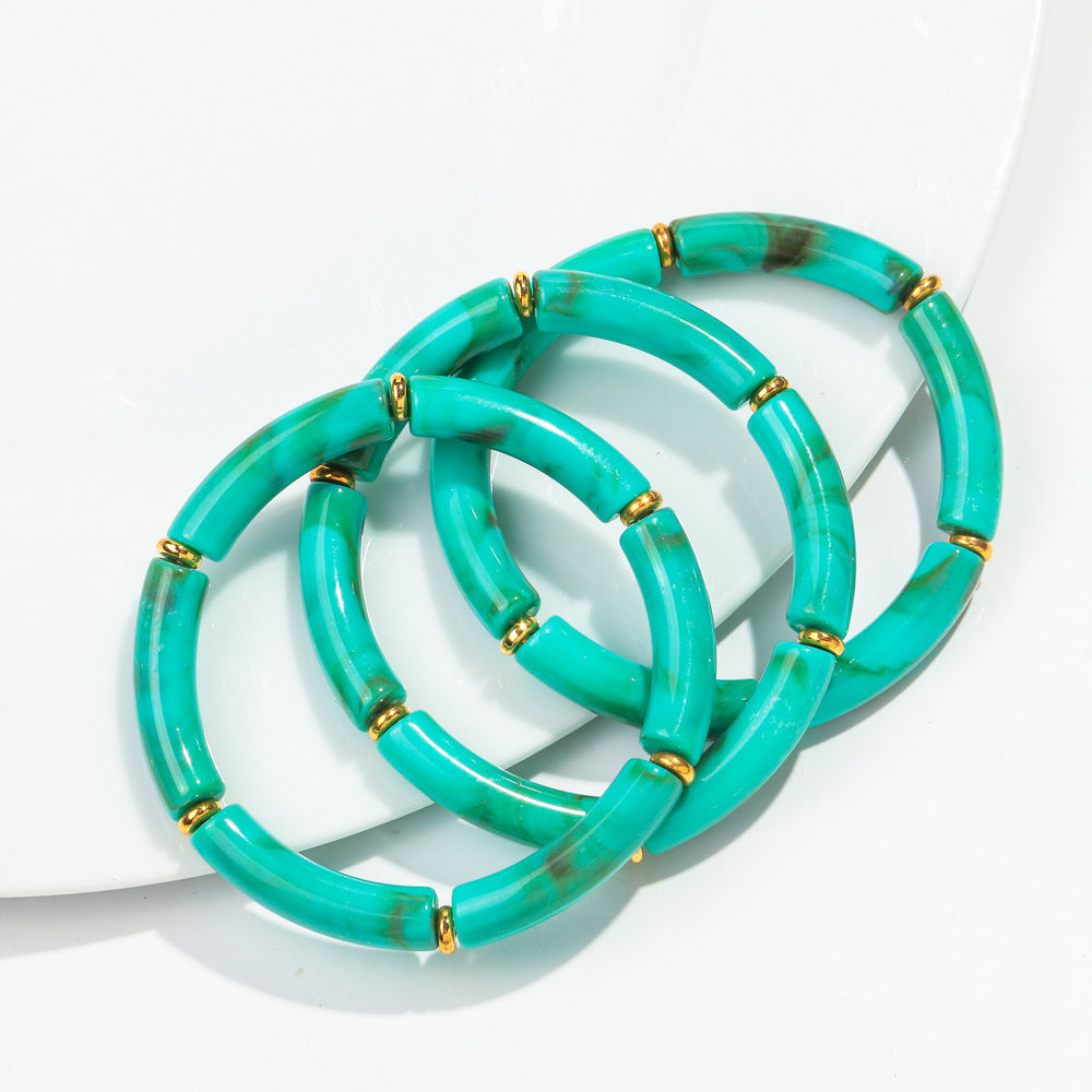 European And American Popular Acrylic Elbow Bracelets Ladies