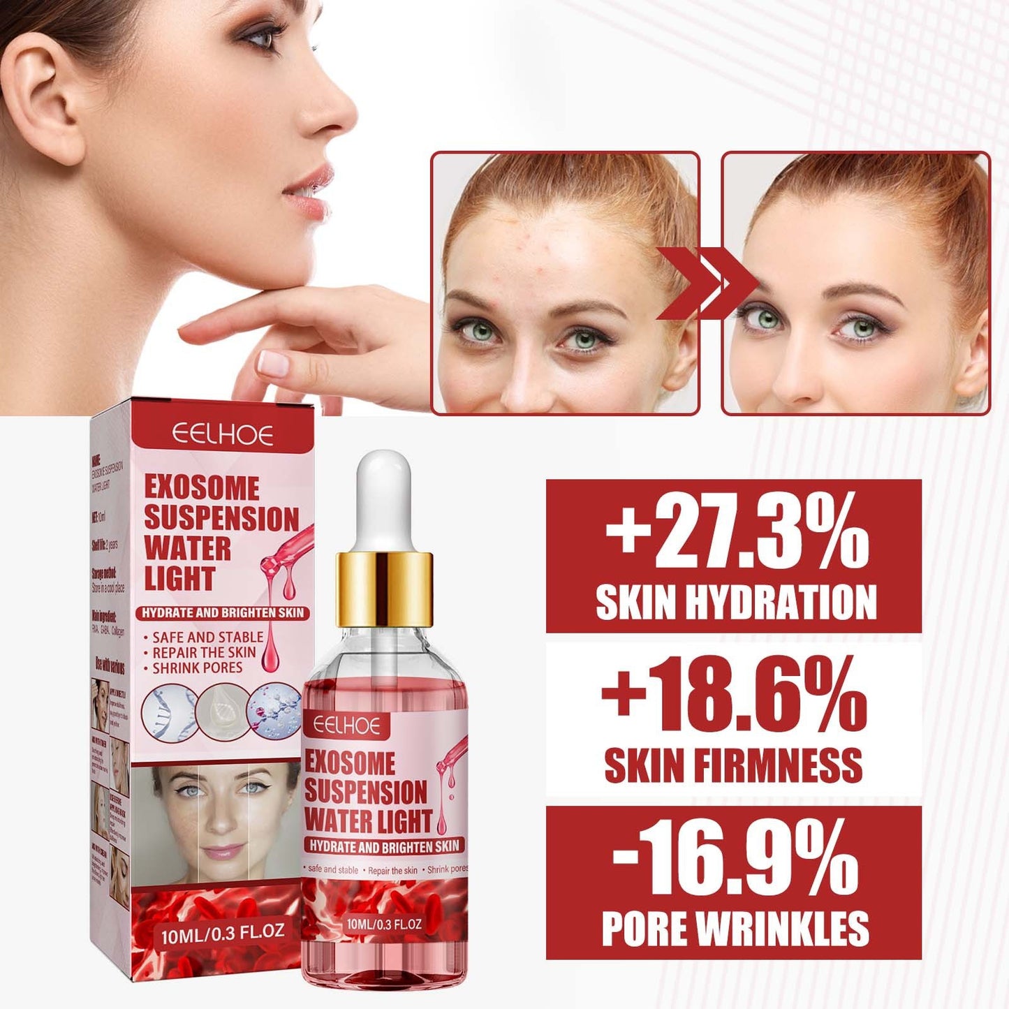 Anti-Wrinkle Facial Skin Care Repair Fade Facial Fine Lines Exosome Kinetic Energy