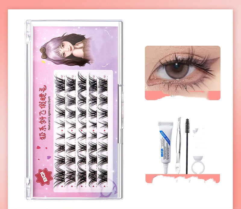 One Piece Natural Thick False Eyelashes One Piece