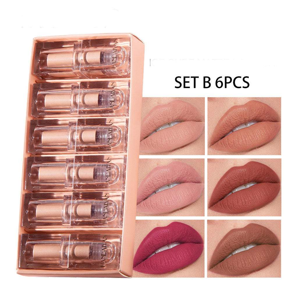 Crystal Square Tube Matte Matte Lipstick Set