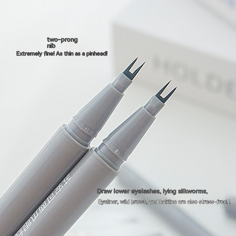 Two Claw Eyeliner Ultra-fine Waterproof Anti Halo