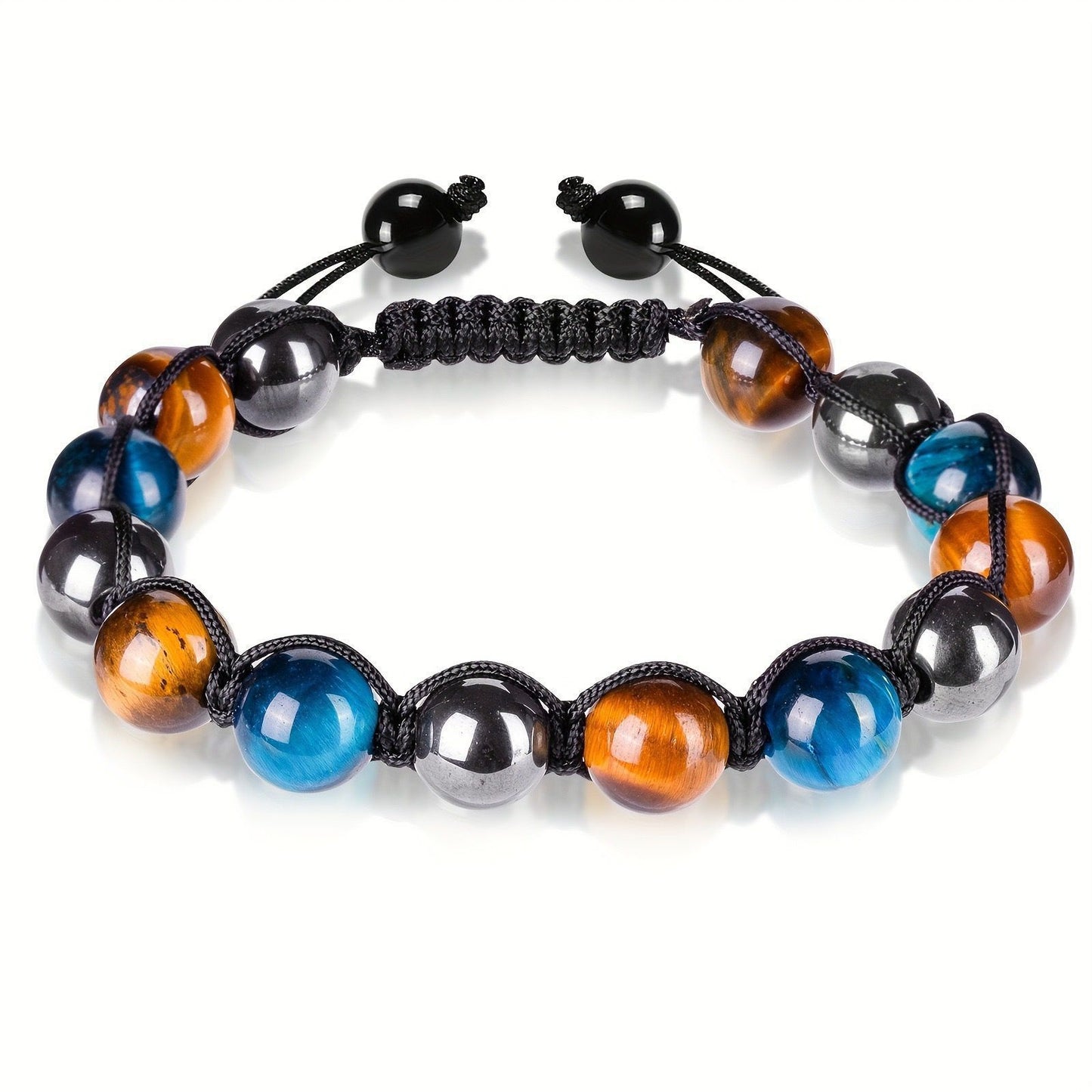 Natural Tiger Eye Obsidian 8mm Bracelet