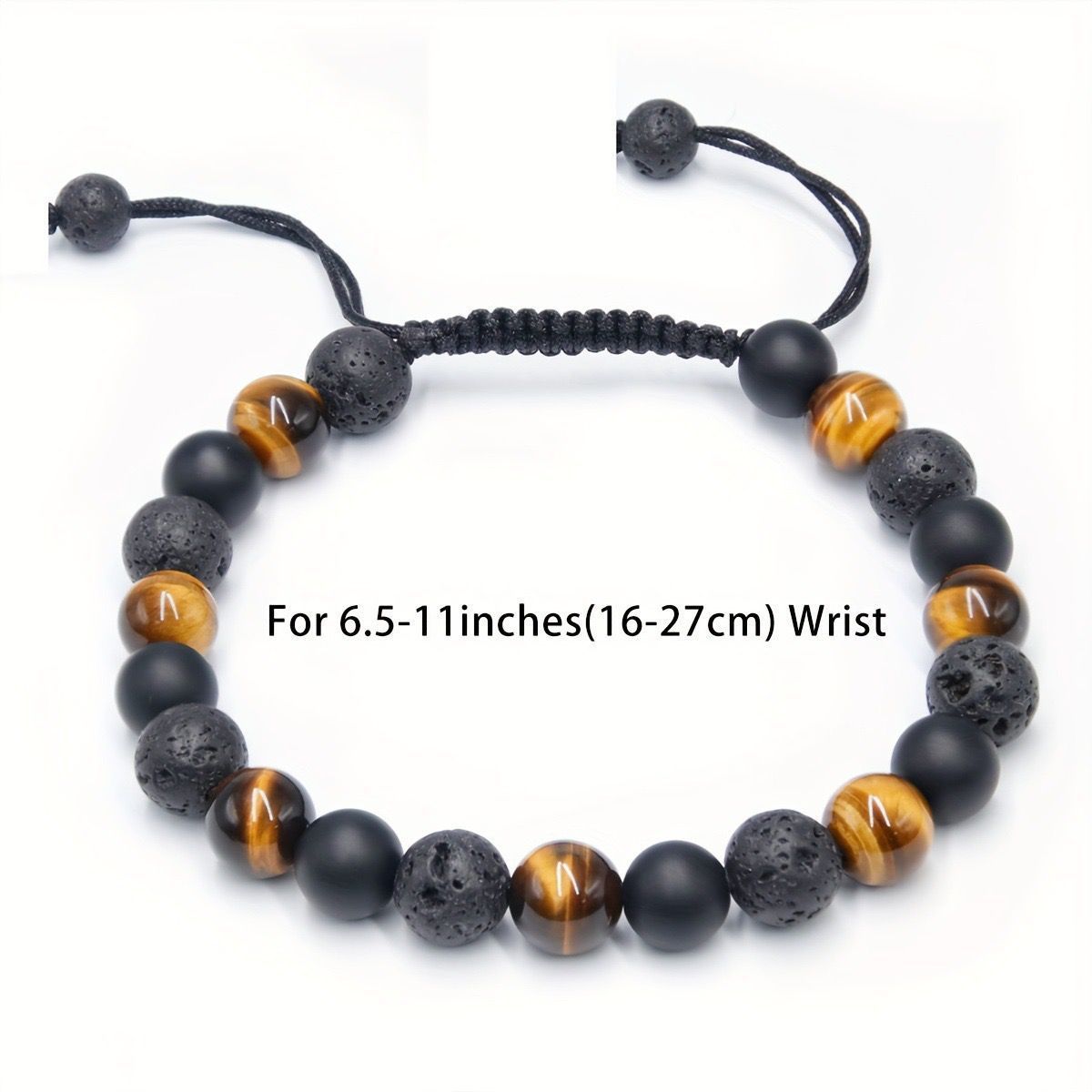 Natural Tiger Eye Obsidian 8mm Bracelet